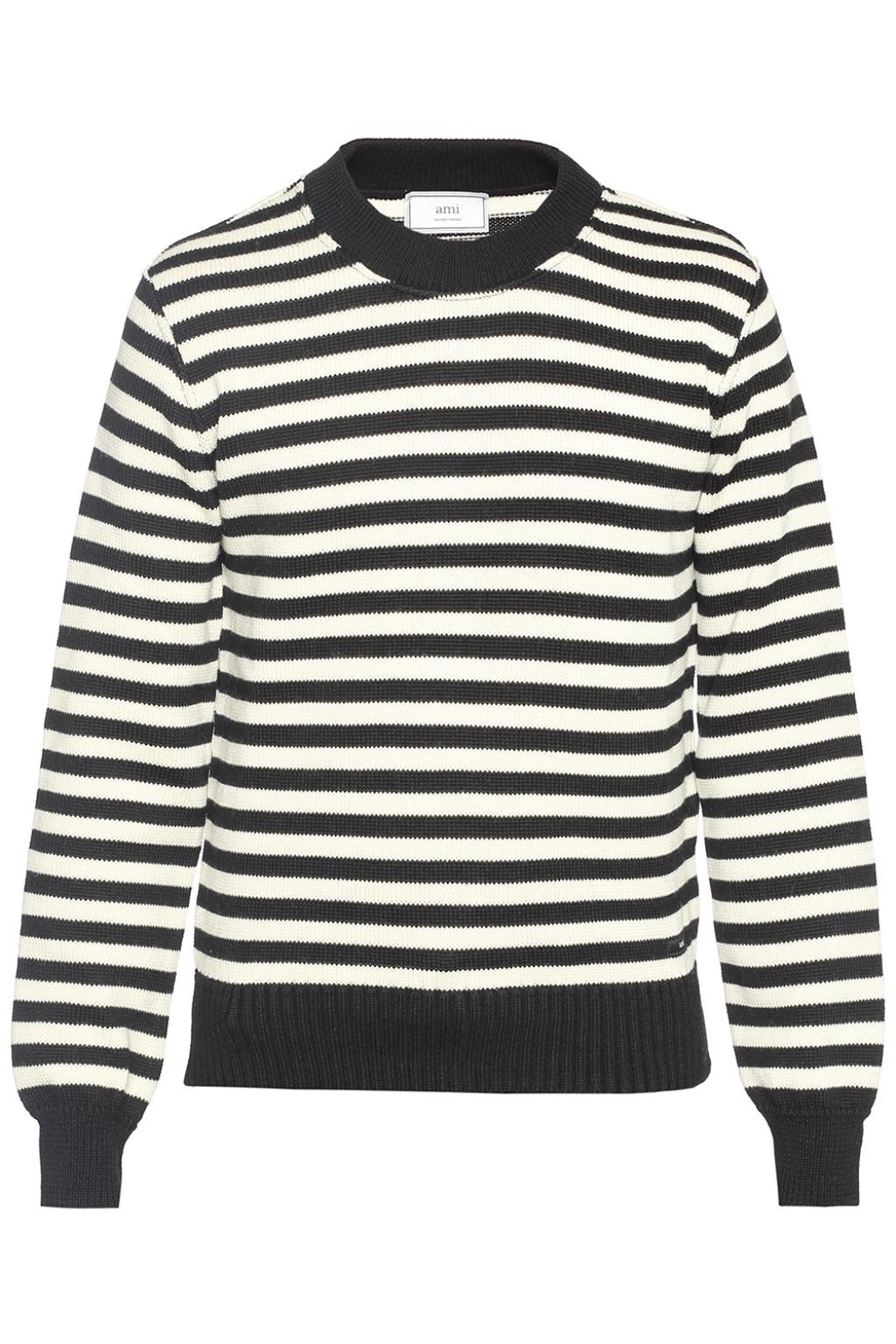 Ami clearance striped sweater